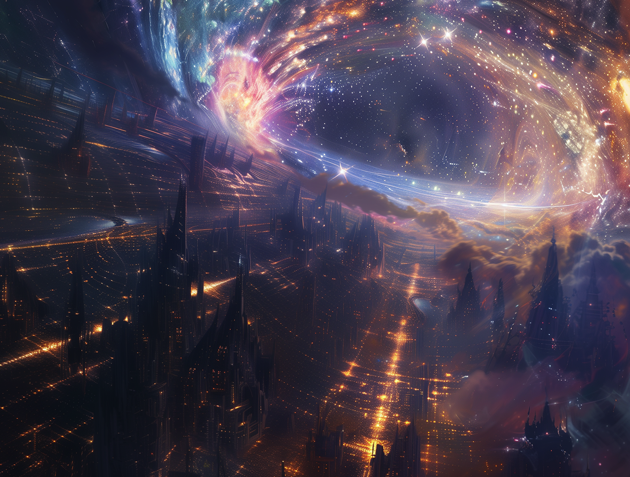 延续《飞链星元年》发生的事。飞链星宇宙科技发展的极致是什么？打破维度？实现永生？多元宇宙统一？
